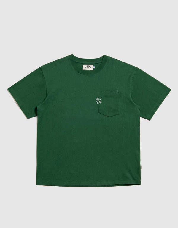 DOUBLE POCKET TEE (FOREST)