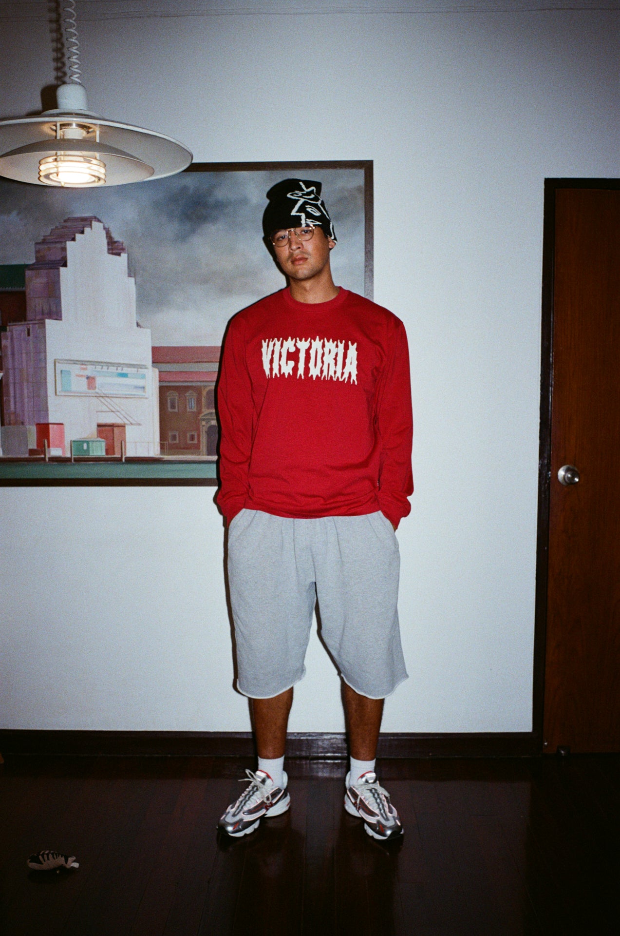 SPIKEY SCRIPT L/S TEE