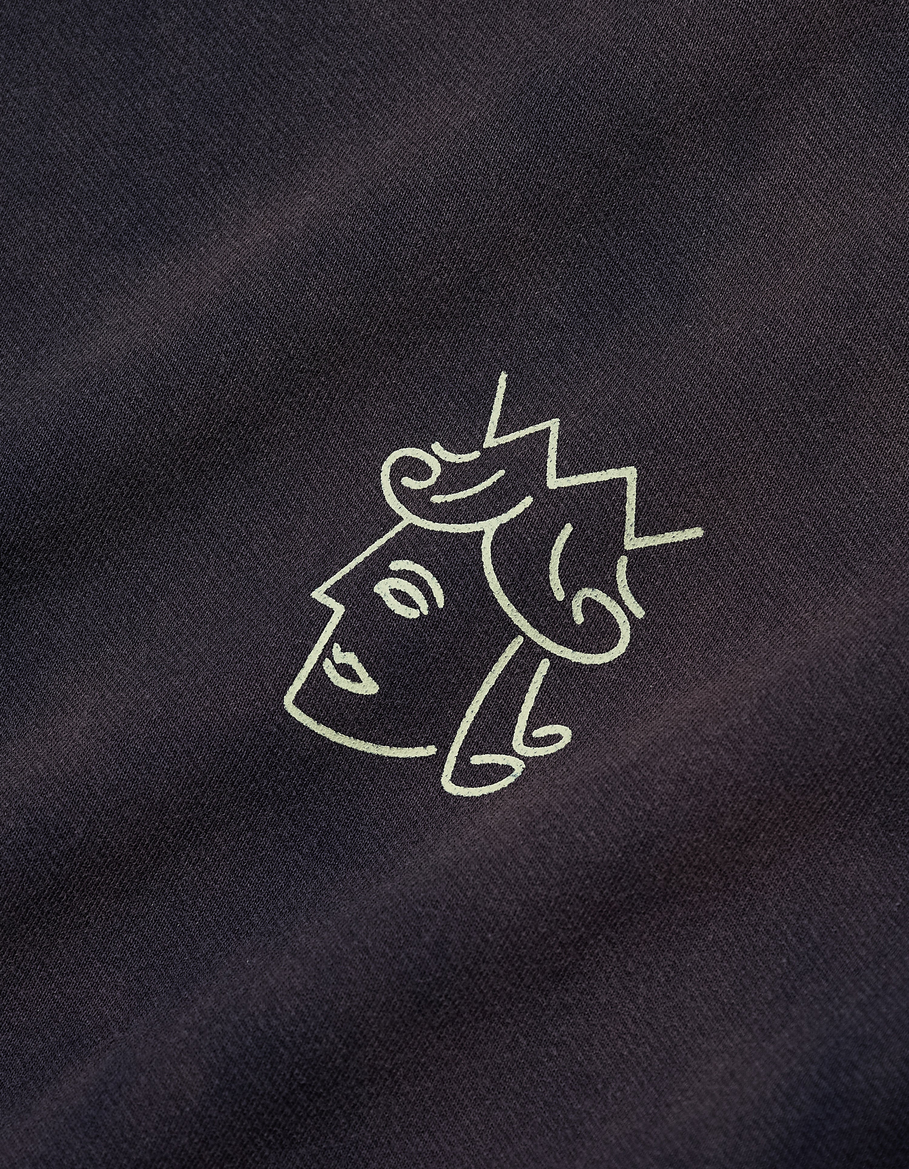FADED WASH QUEENHEAD LOGO TEE