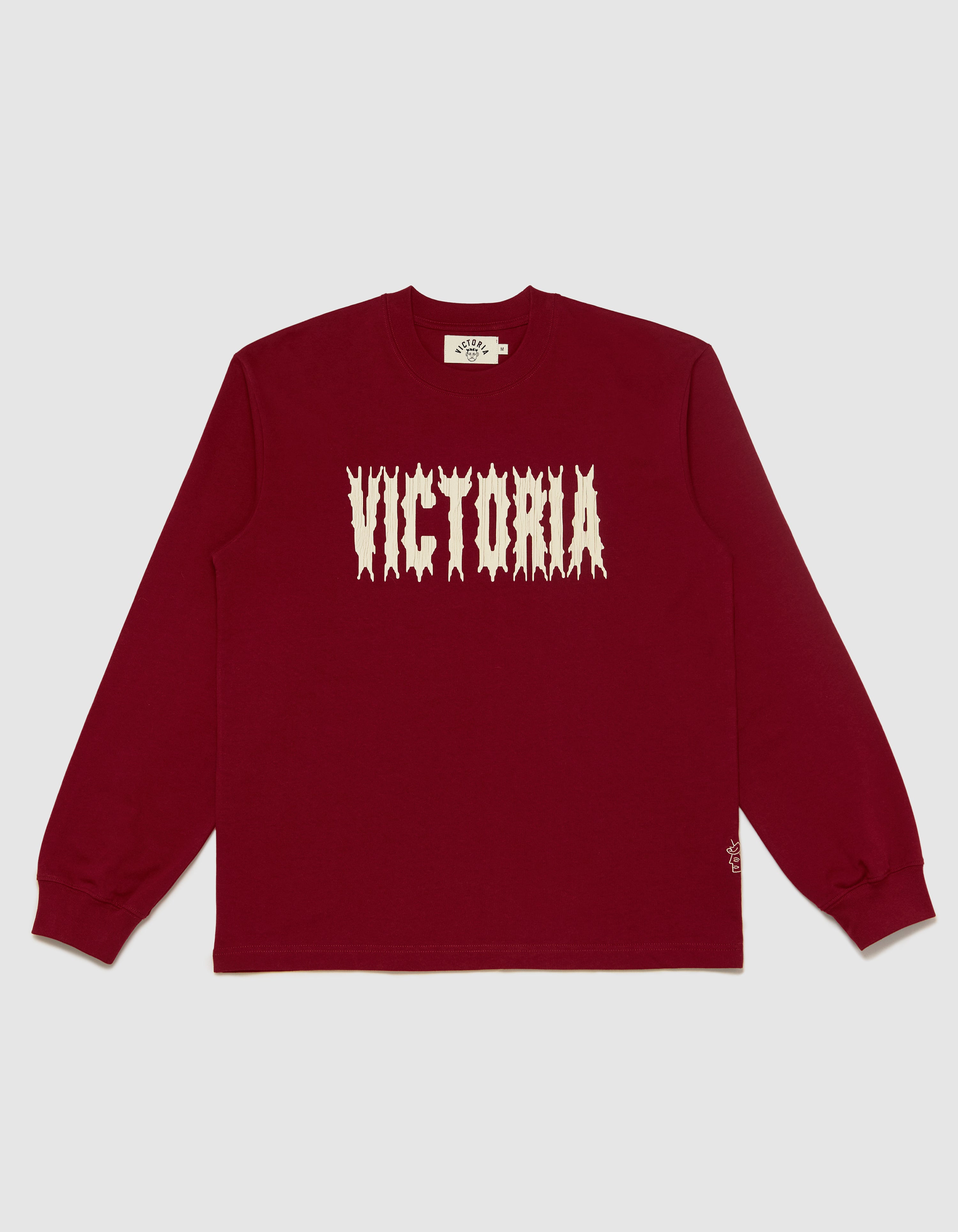 SPIKEY SCRIPT L/S TEE