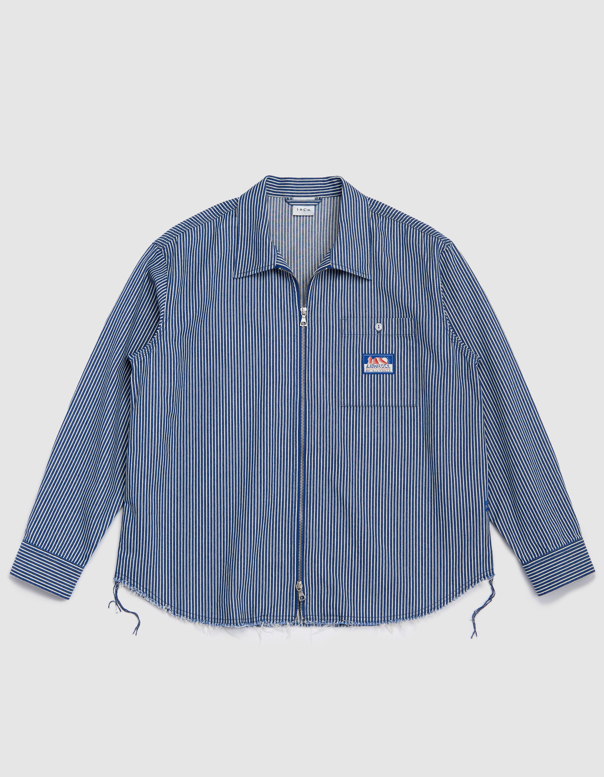 LION ROCK HICKORY ZIP SHIRT