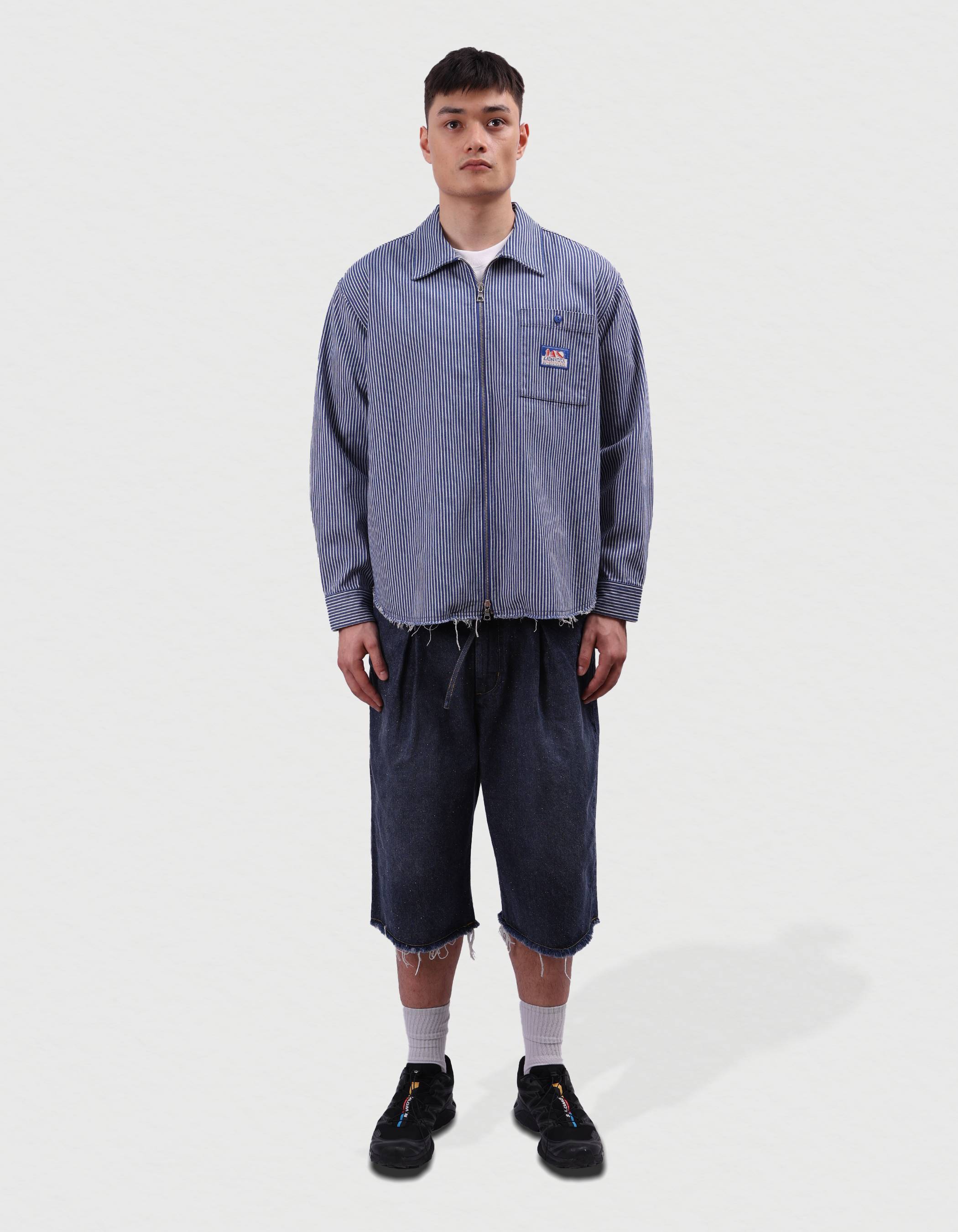 LION ROCK HICKORY ZIP SHIRT