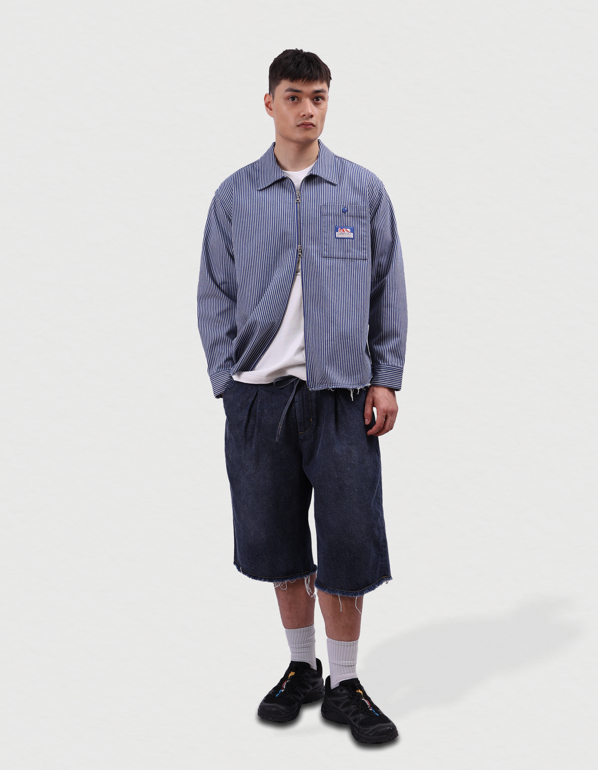 LION ROCK HICKORY ZIP SHIRT