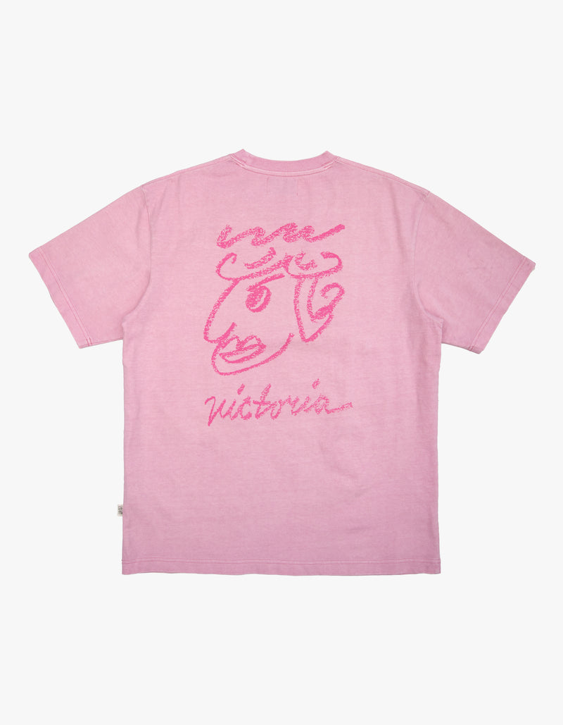 CHALK TEE (WASHED PINK)