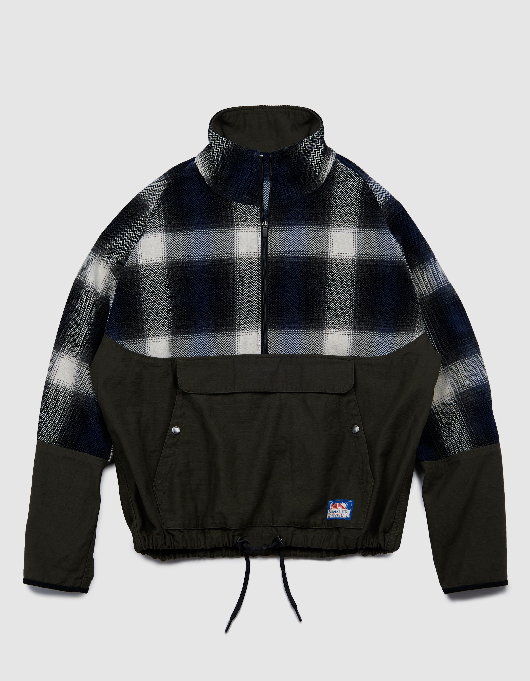 PLAID ANORAK