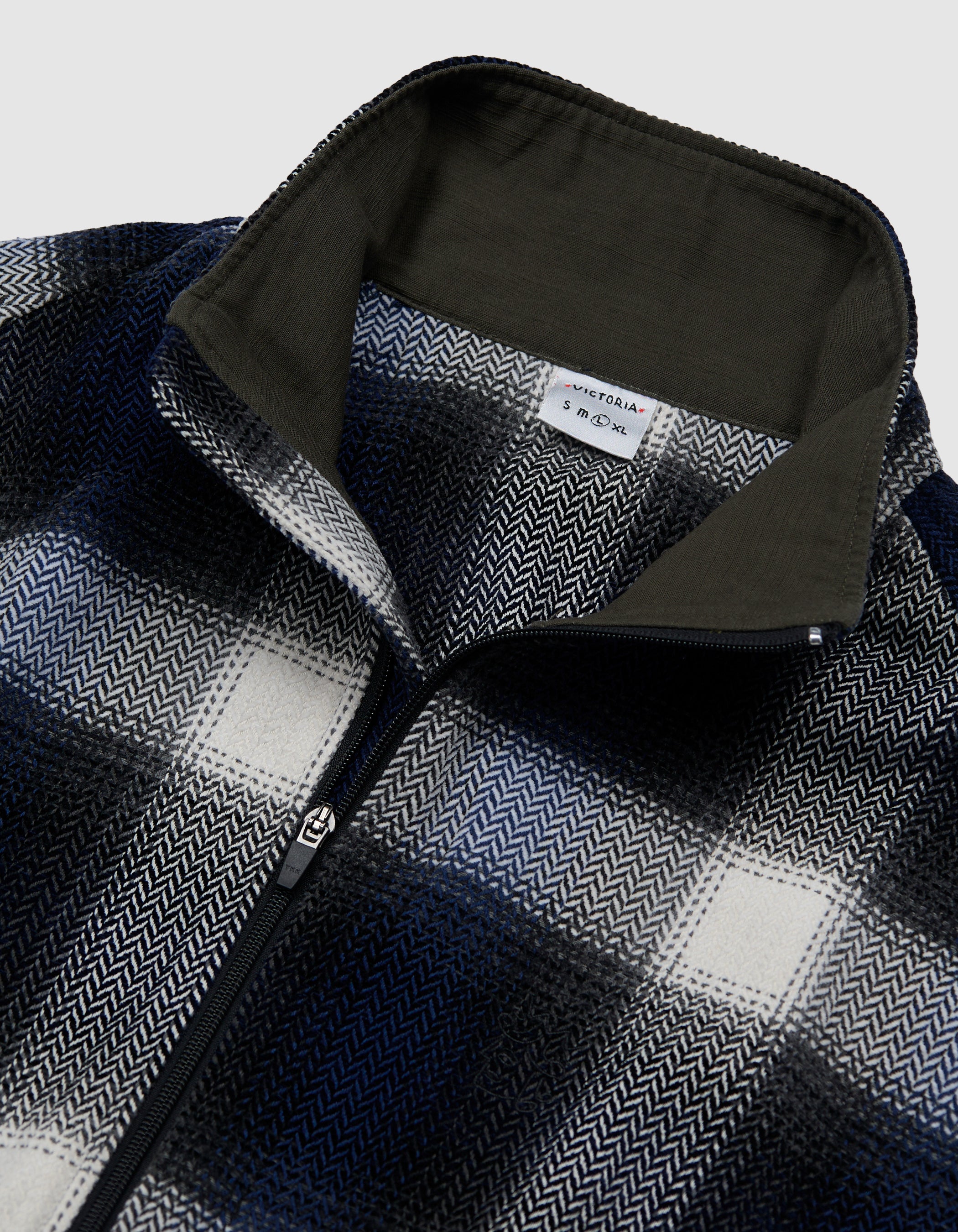 PLAID ANORAK