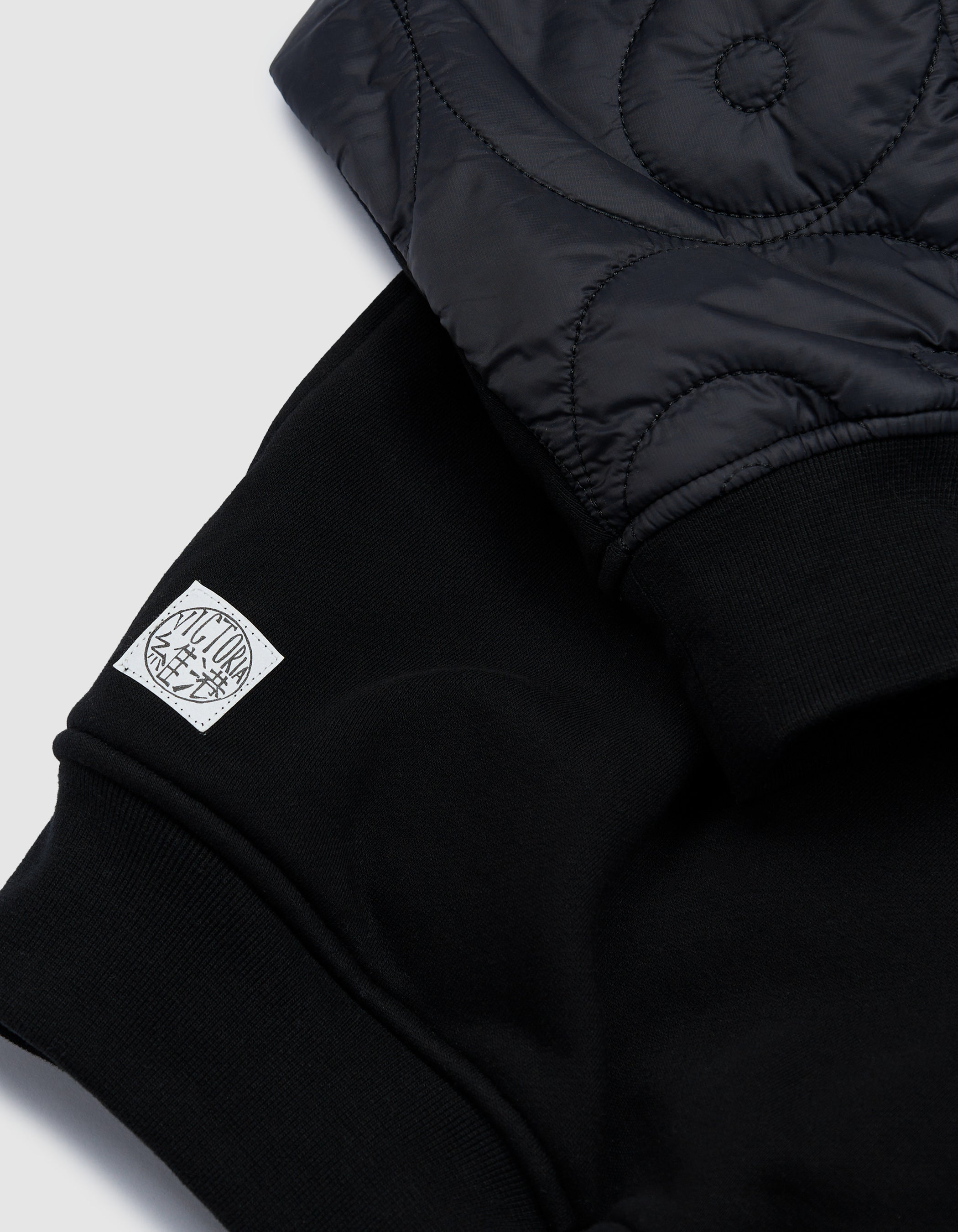 YY QUILTED HALFZIP SWEATSHIRT