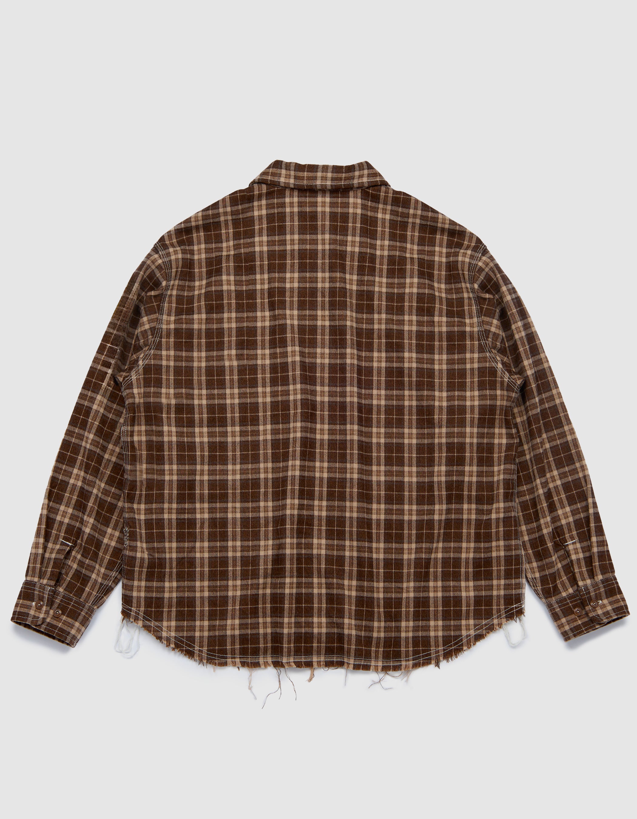 PLAID ZIP SHIRT
