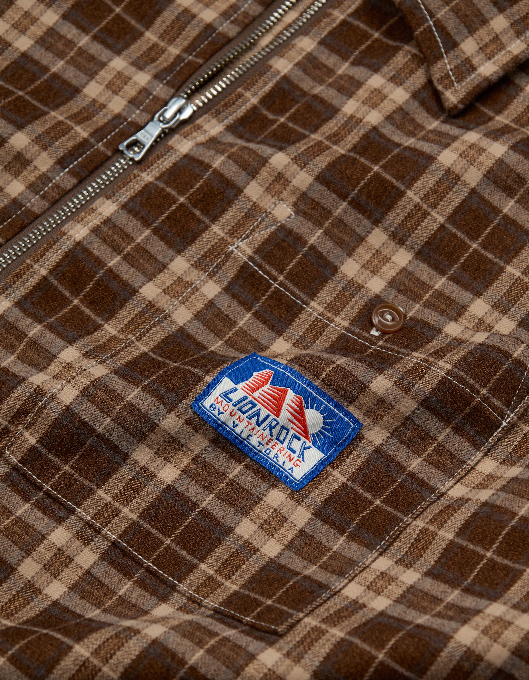 PLAID ZIP SHIRT