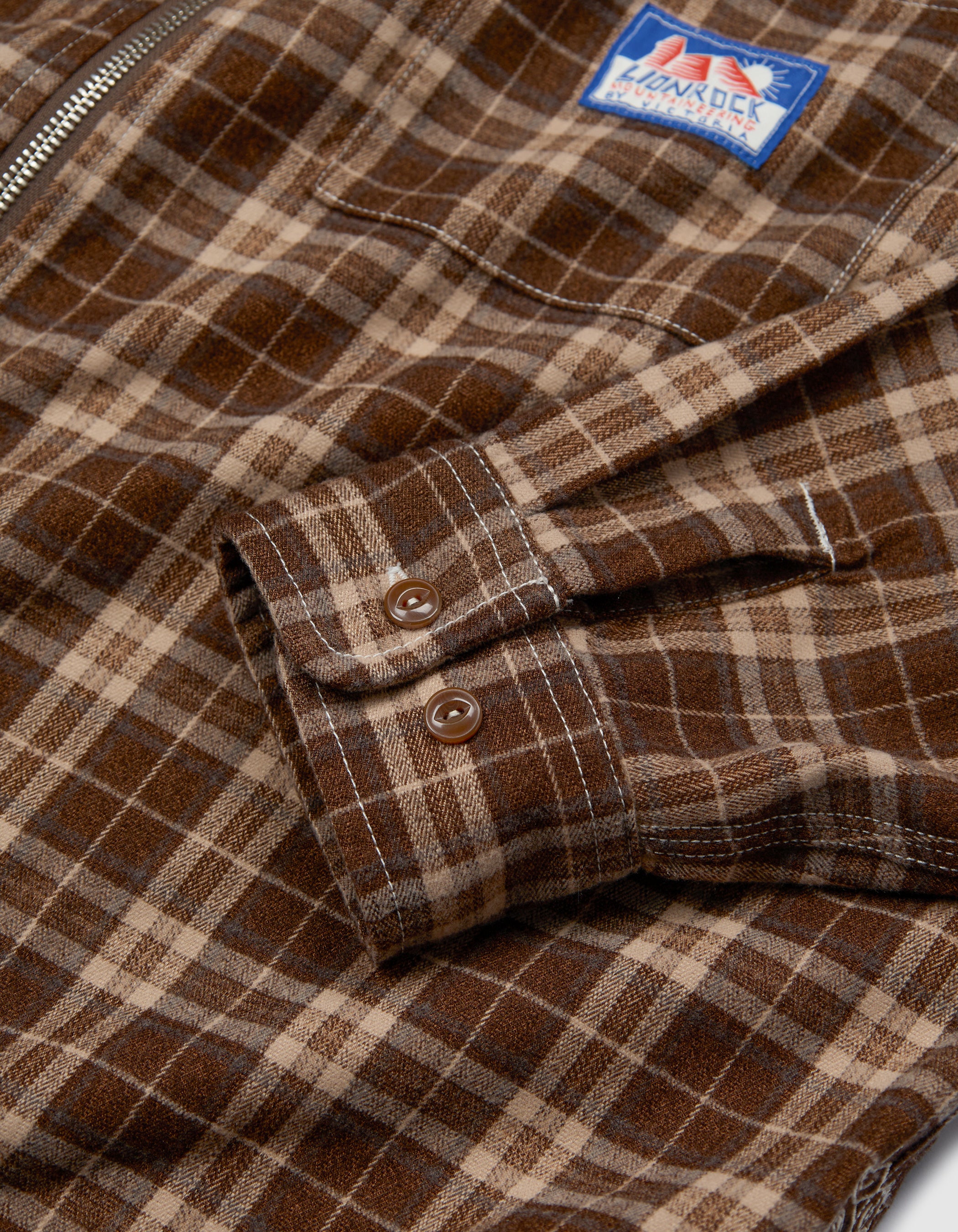 PLAID ZIP SHIRT