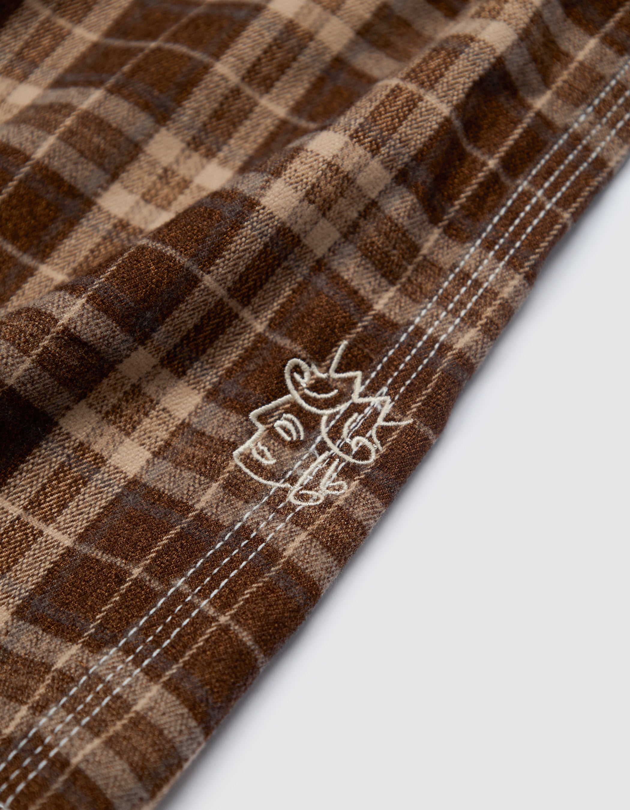 PLAID ZIP SHIRT