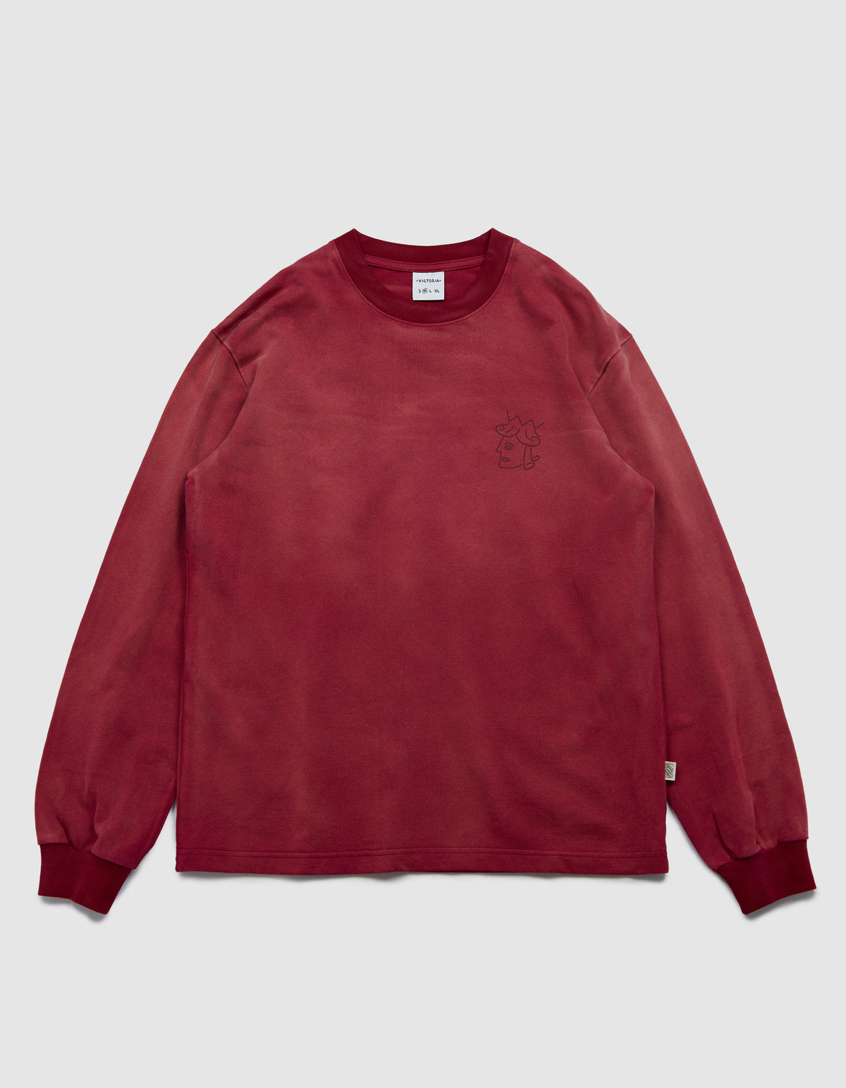 SUNFADED QH L/S TEE