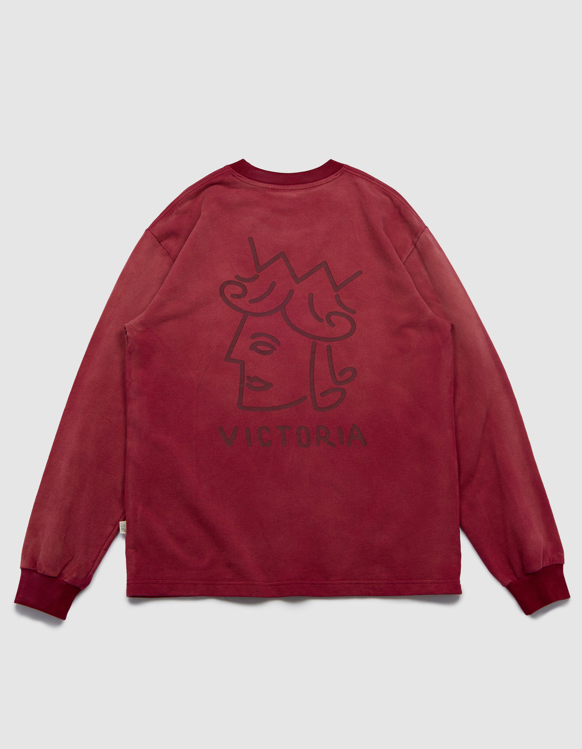 SUNFADED QH L/S TEE