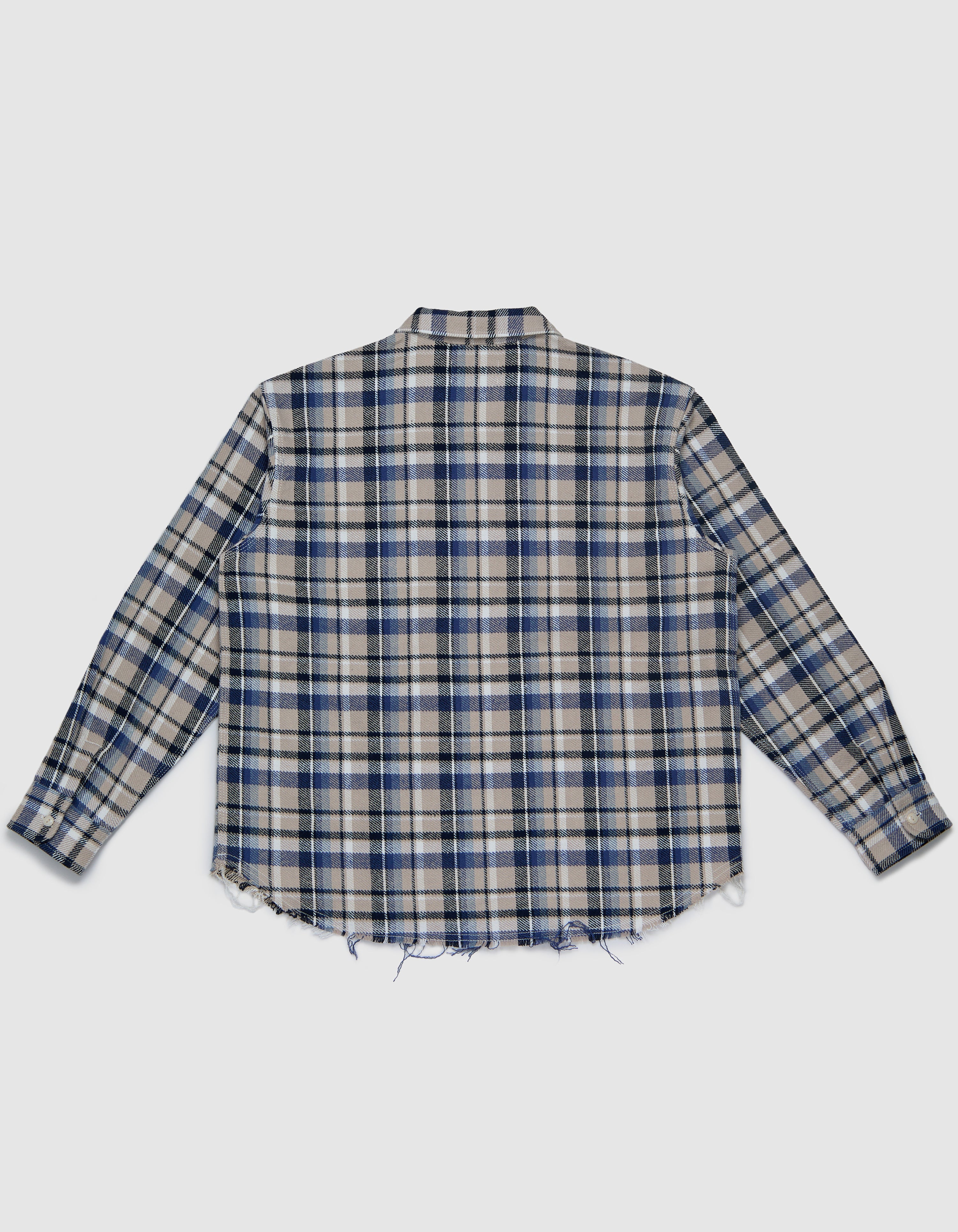 LIONROCK PLAID ZIP SHIRT