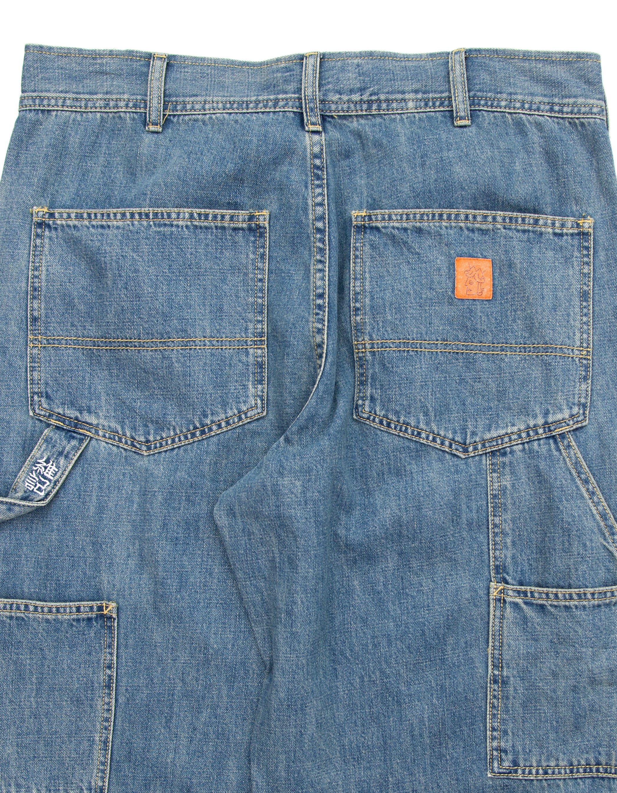 DENIM DOUBLE KNEE WORK PANT